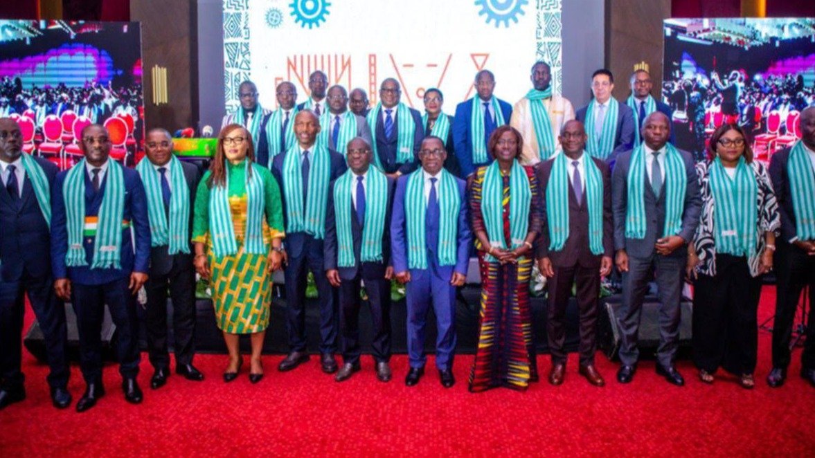 Cérémonie de lancement officiel du MIVA 2027 Le Président Aka Aouelé et 7 ministres aux côtés de Kalil Konaté